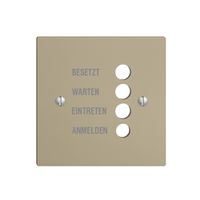 Frontplatte EDIZIOdue sand deutsch