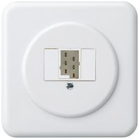 UP-Anschlussdose basico 1×TT83 weiss