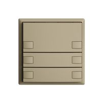 KNX-Taster RGB EDUE, 250mW, o.LED, 3×Taste, 2×Tastenb., sa