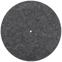 Leuchtenschirm SLV GRIP FLAT rund gerade Filz Ø500×6mm anthrazit unifarbig