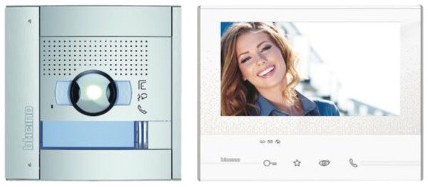 Kit interphone portier vidéo Sfera New Allmetal+Classe 300