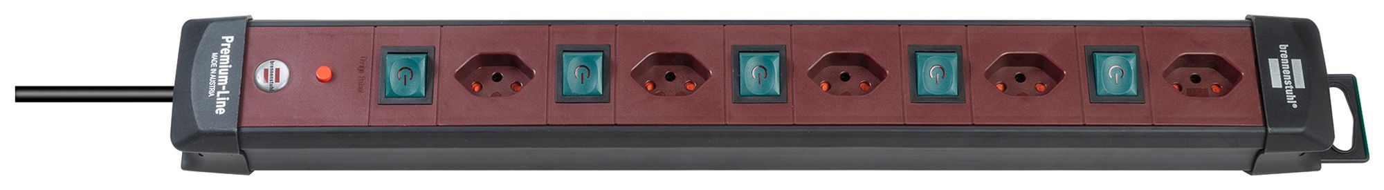 Prise multiple P-L Technik 5×interrupteur suspension 5×T13 3m 3×1.5mm² no/bo