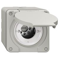 NAP-Drehschalter NEVO, 0/2L, ohne Zylinder, KS, 0-1-0-1, lichtgrau