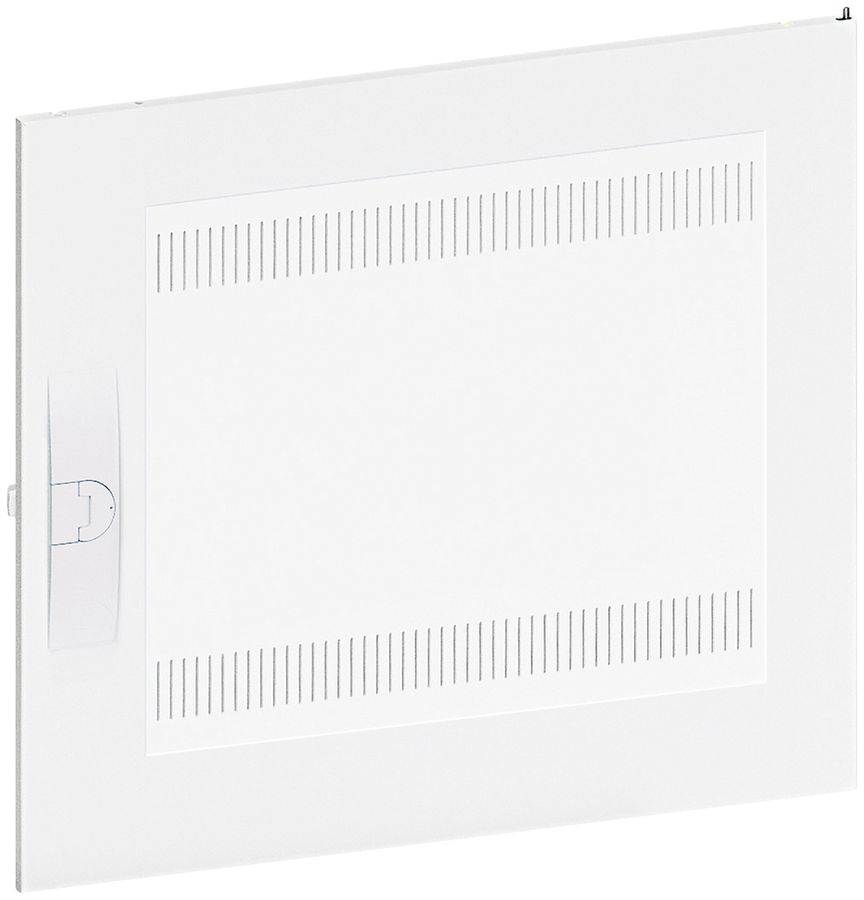 Tür rechts geschlitzt Hager UP 519×469×12mm IP3X reinweiss