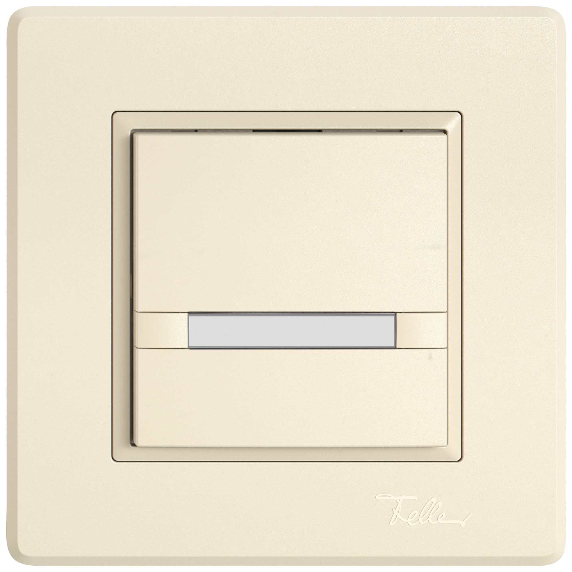 UP-Universaltaster EDIZIO.liv UNI SNAPFIX® 12…48V o.LED 1× 2-Tbed.Pap.cr