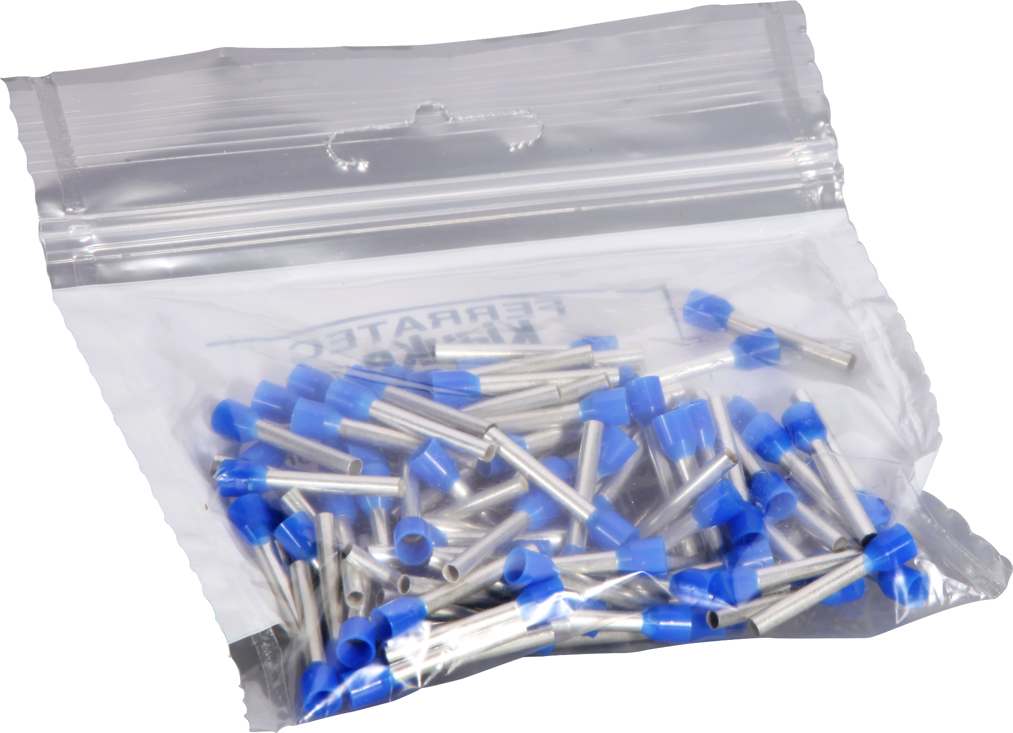 Embout de câble Ferratec DIN is. 2.5mm²/18mm bleu