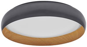 Plafonnier LED LEDVANCE Orbis Livia 36W 2000lm 830 Ø520×115mm gris/bois