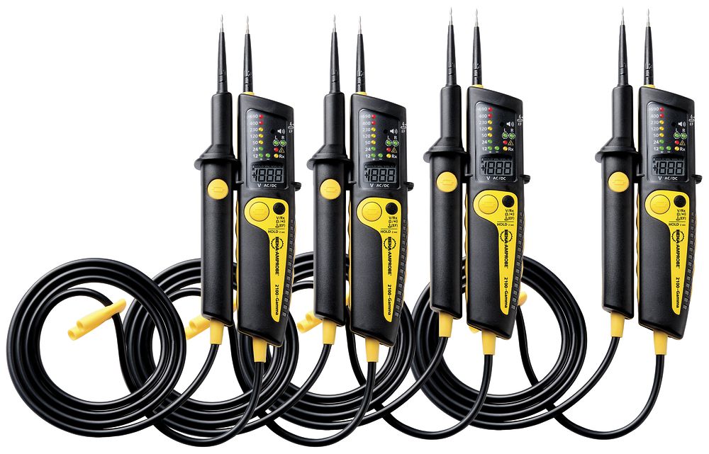 Spannungs- & Durchgangsprüfer Beha-Amprobe 2100-Gamma, Bundle 4-mal