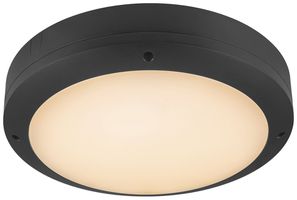 LED-Deckenleuchte SLV BULKHEAD 20W 1900lm 930/940/965 IP65 Ø360mm schwarz