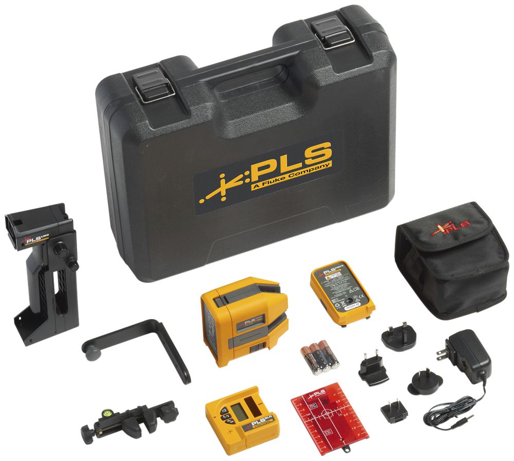Livello laser a croce Fluke-PLS 180R RBP SYS 15m ≥8h rouge 635nm