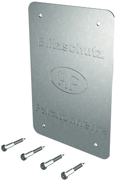 Couvercle Flury AL 60 acier inoxydable A2 pour boîte d'encastrement