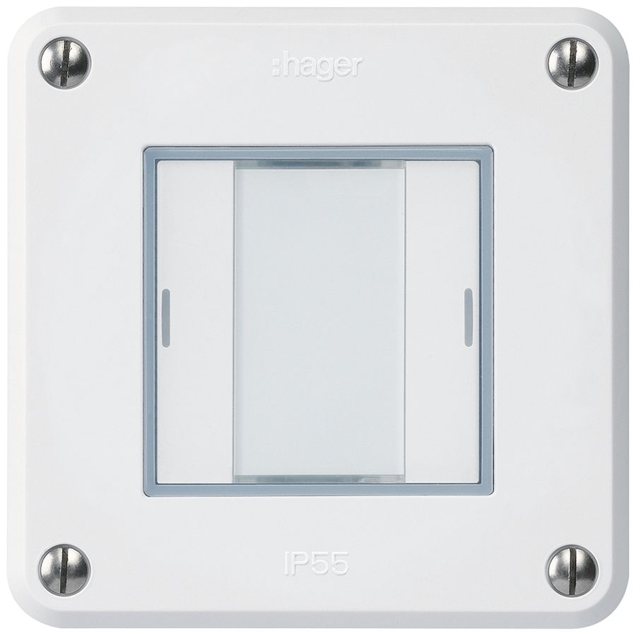UP-Taster robusto C KNX 2× RGB LED s/e-link weiss