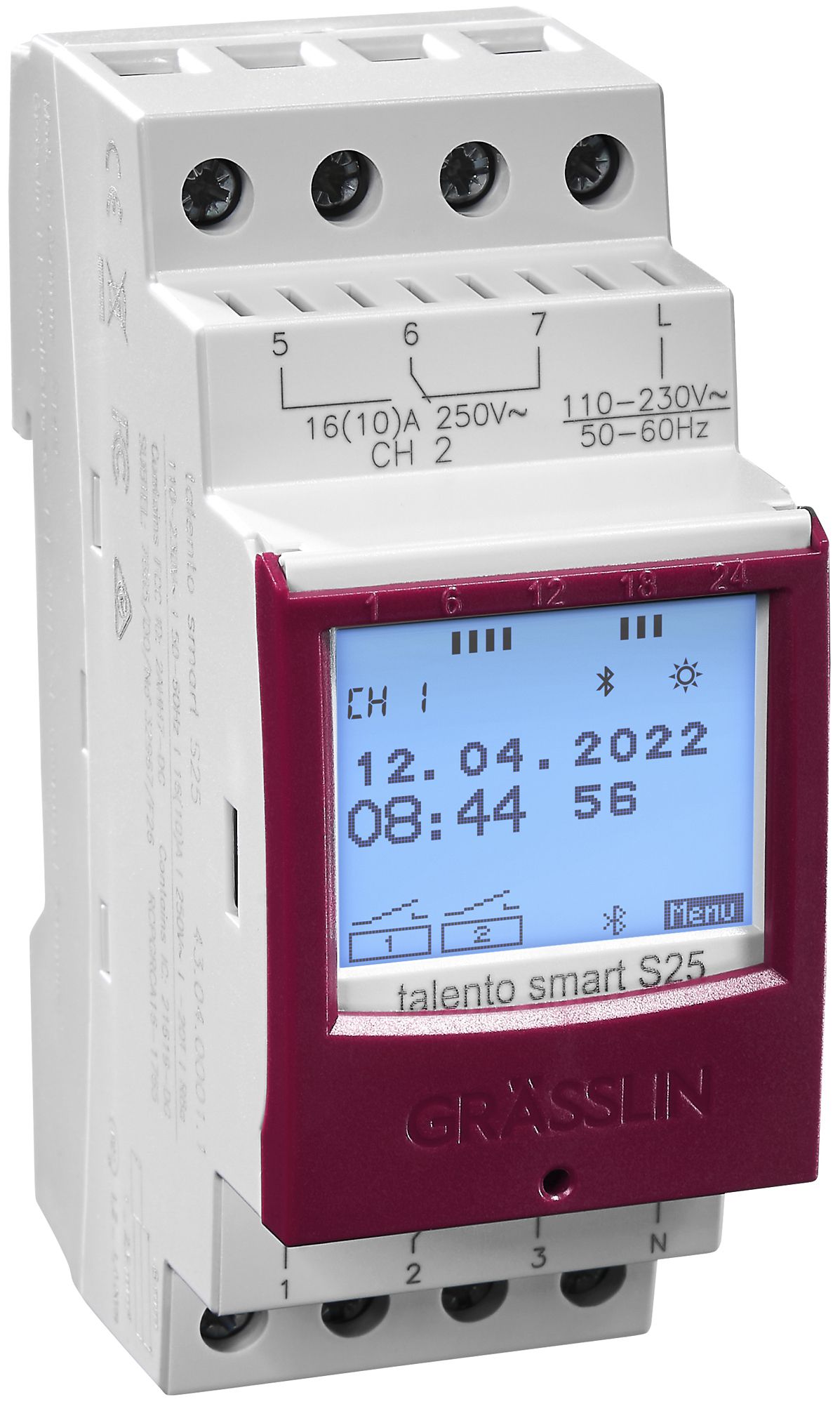 Timer digitale AMD talento smart S25, 2 canali 110/230VAC