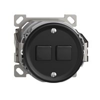 Interrupteur AP 2K/2T Sdue Wiser noir