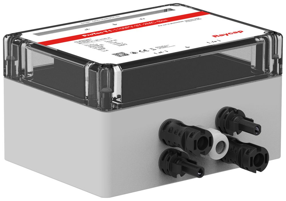 Generatoranschlusskasten Raycap ProTec T2-1100PV-3Y-L-2MC4-Box