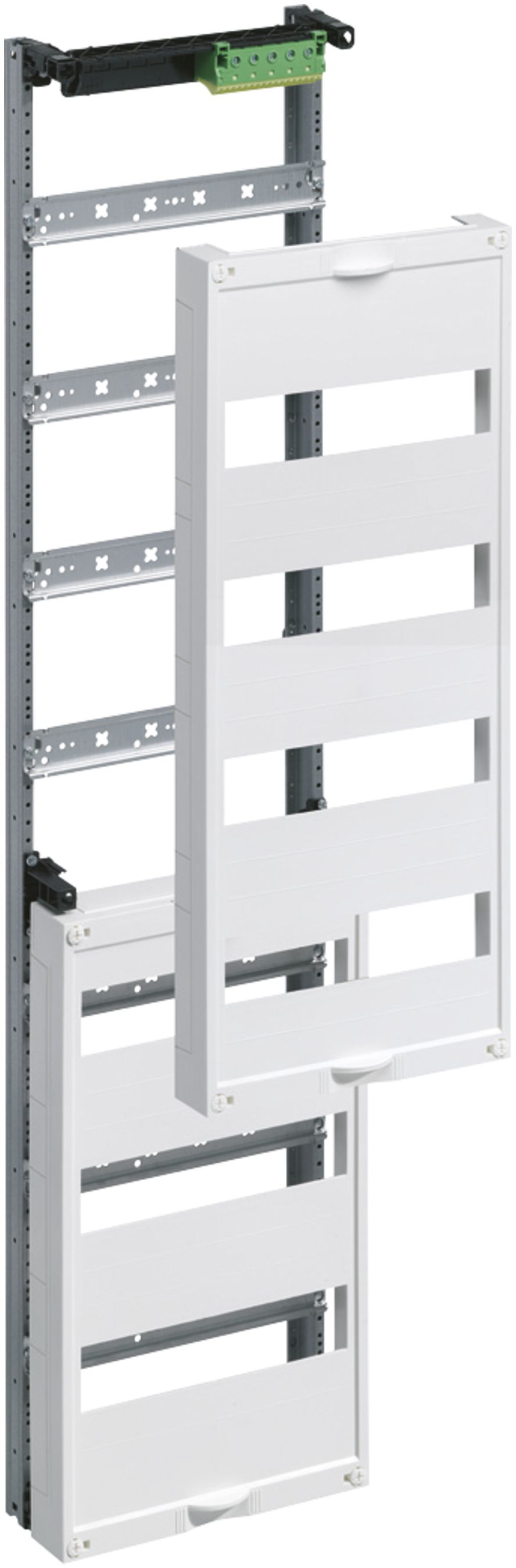 Champ modulaire Hager pour distributeur FWB7* avec borne de terre QC