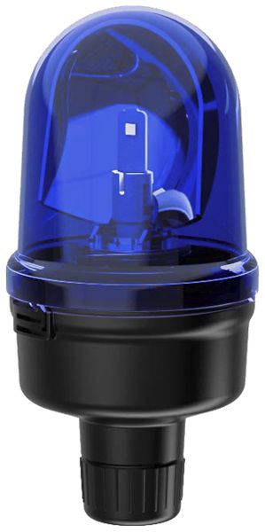 LED-Drehspiegelleuchte WERMA 885 24VAC/DC Rohrmontage blau