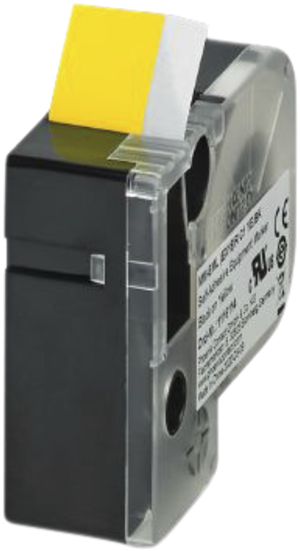 Etichetta PX MM-EML (EX18)R C1 YE/BK continua×16mm gi/ne