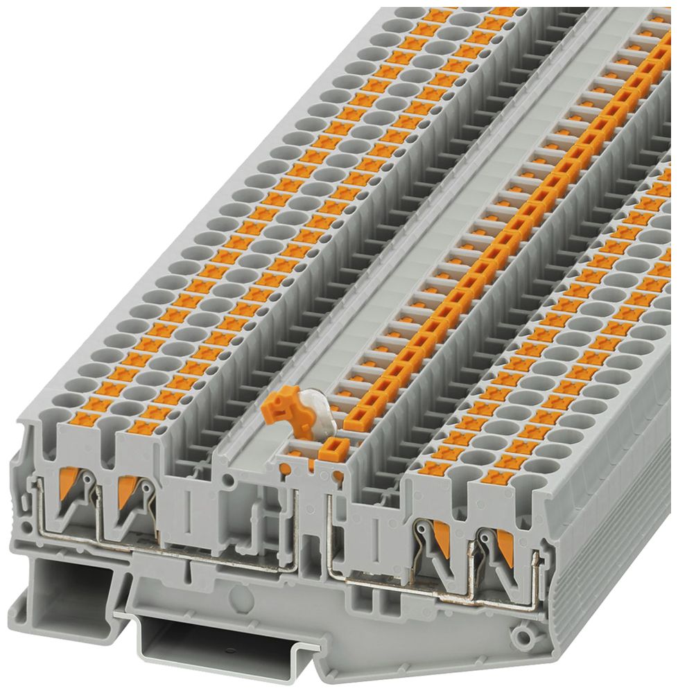 Messertrennklemme 0.14…4mm² 4×Push-In grau