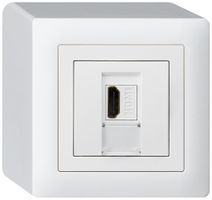 Presa di raccordo AP kallysto HDMI presa di passaggio bianco