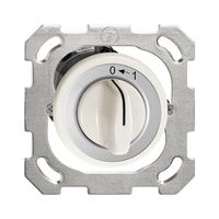 UP-Schwenktaster 0<-1/1P weiss mit Drehgriff