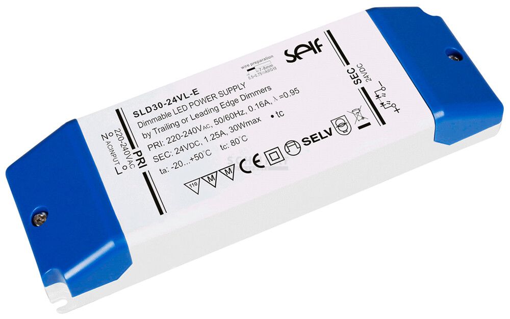 Convertitore LED DOTLUX IP20 120W 24V 500…5000mA DIM