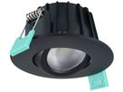 LED-Downlight Sylvania OBICO 5.4W 530lm 927/930/940 IP65 38° DIM Ø81mm schwarz