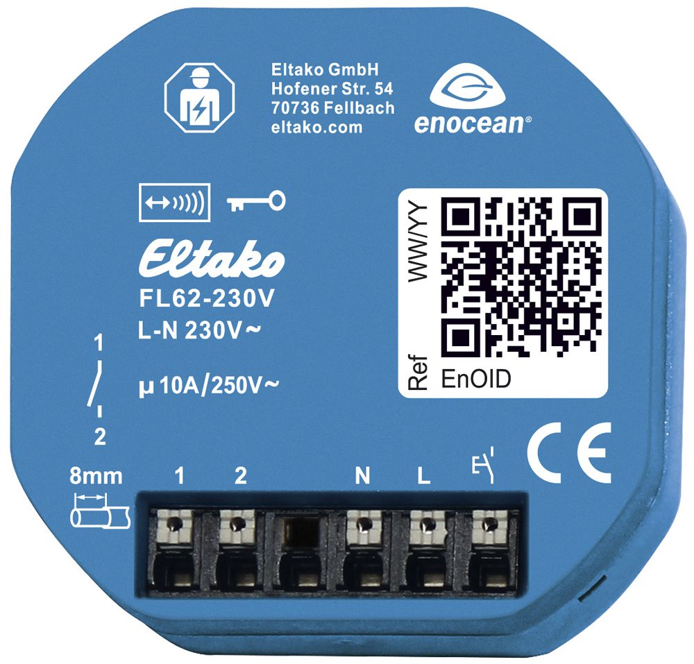 EB-RF-Schaltaktor Eltako FL62-230V Schrittschalter 1×Schliesser