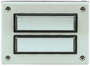 Placca piano AP 2 contatti bianco