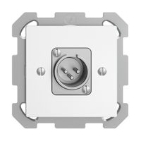 Presa INC XLR con spina EDIZIOdue bianco