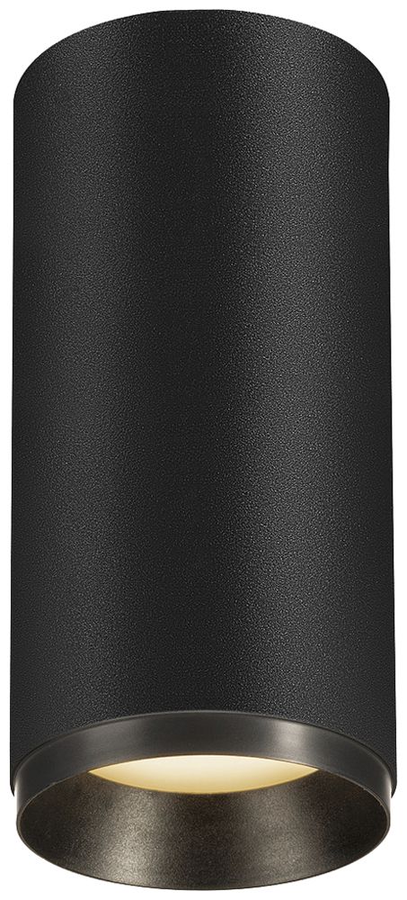 LED-Deckenleuchte SLV NUMINOS M DALI 20W 1970lm 3000K 36° Ø85×185mm schwarz