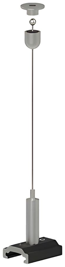 Seilabhängung Sylvania OneTrack Ø1.5×3000mm Stahl schwarz