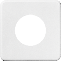 Abdeckplatte I 43mm weiss
