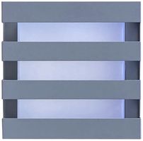 LED-Wandleuchte Z-Licht Cube L 4.5W 500lm 3000K IP65 115×115mm grau