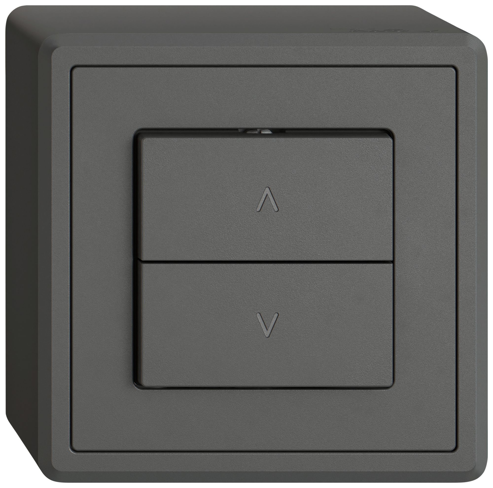 AP-Storentaster EDIZIO.liv SNAPFIX® 10A 250V 2 Tasten 1 Kanal dgu