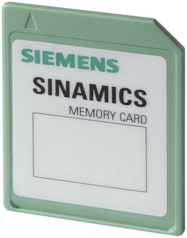 Scheda di memoria Siemens per SINAMICS G120/G120C/G120P/V20/V90, SD 512MB