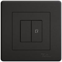 Interrupteur à poussoir ENC EDIZIO.liv Wiser SNAPFIX® 1 scène 2 touches WLAN no