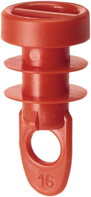 Dichtungszapfen Combi-Plus M16 Kunststoff Polyethylen (PE) rot