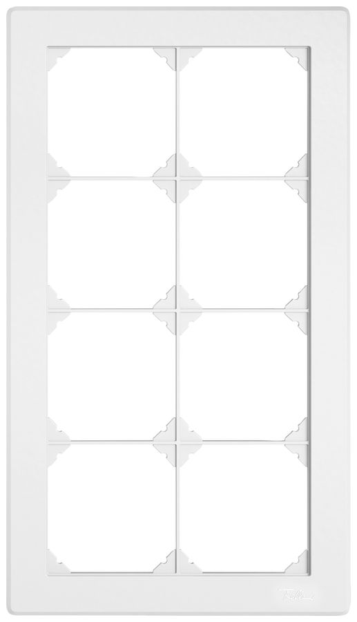 UP-Abdeckrahmen EDIZIO.liv SNAPFIX® 4×2/2×4 156×276mm ws