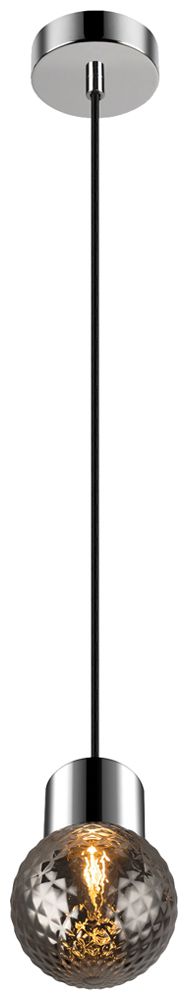 Pendelleuchte SLV VARYT E14 1×6W DIM Ø76×80mm Chrom