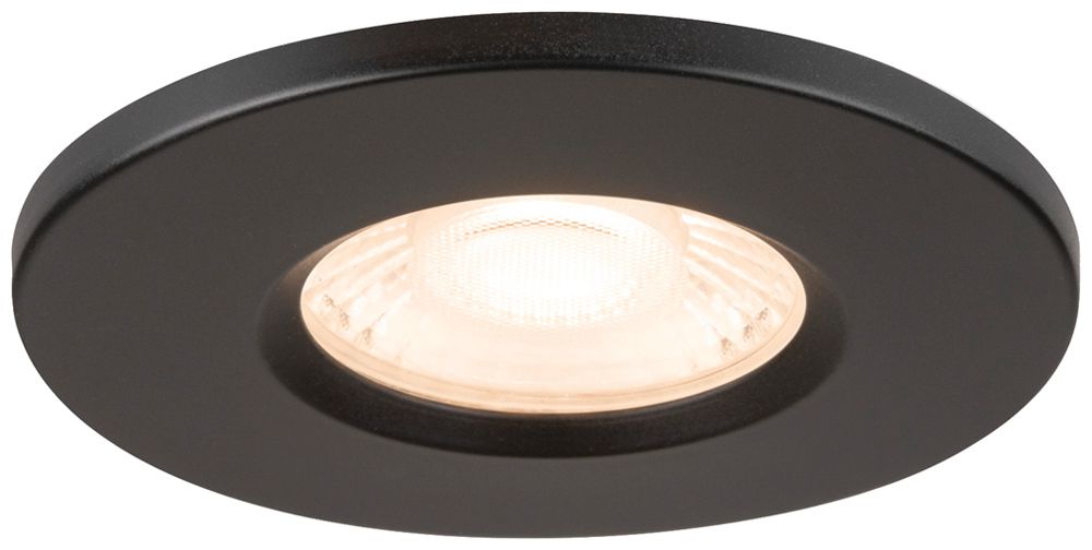 Abdeckung SLV UNIVERSAL IP65 Kunststoff Ø88×5mm schwarz