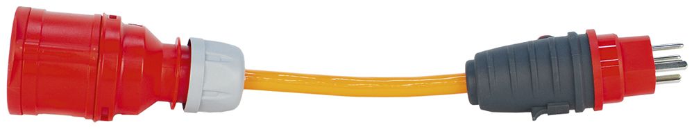 Câble de rallonge Steffen EPR-PUR 5×2.5mm² 0.3m T25/CEE16 p.l'industrie orange