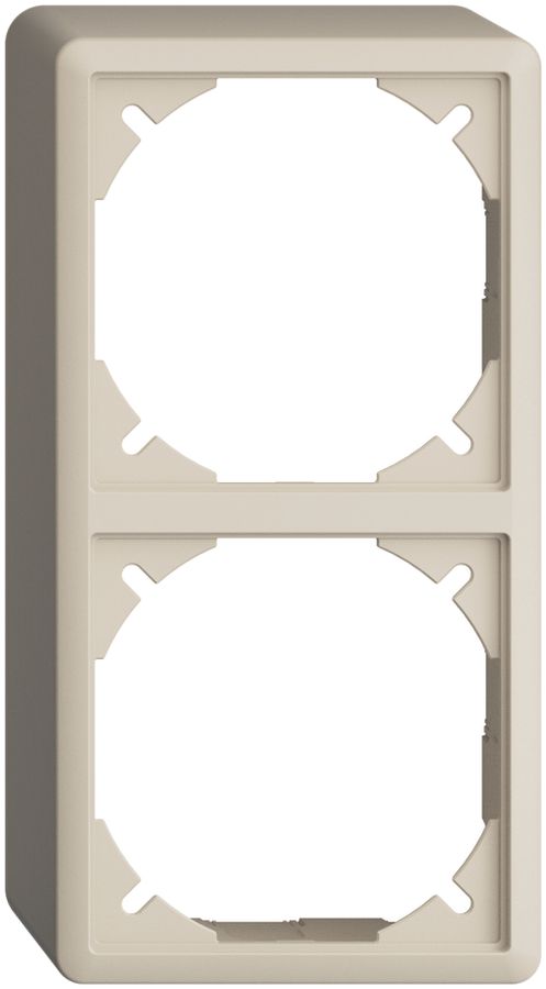 Capot EDIZIOdue 54mm I-I crema pour combinaison vertical/horizontal