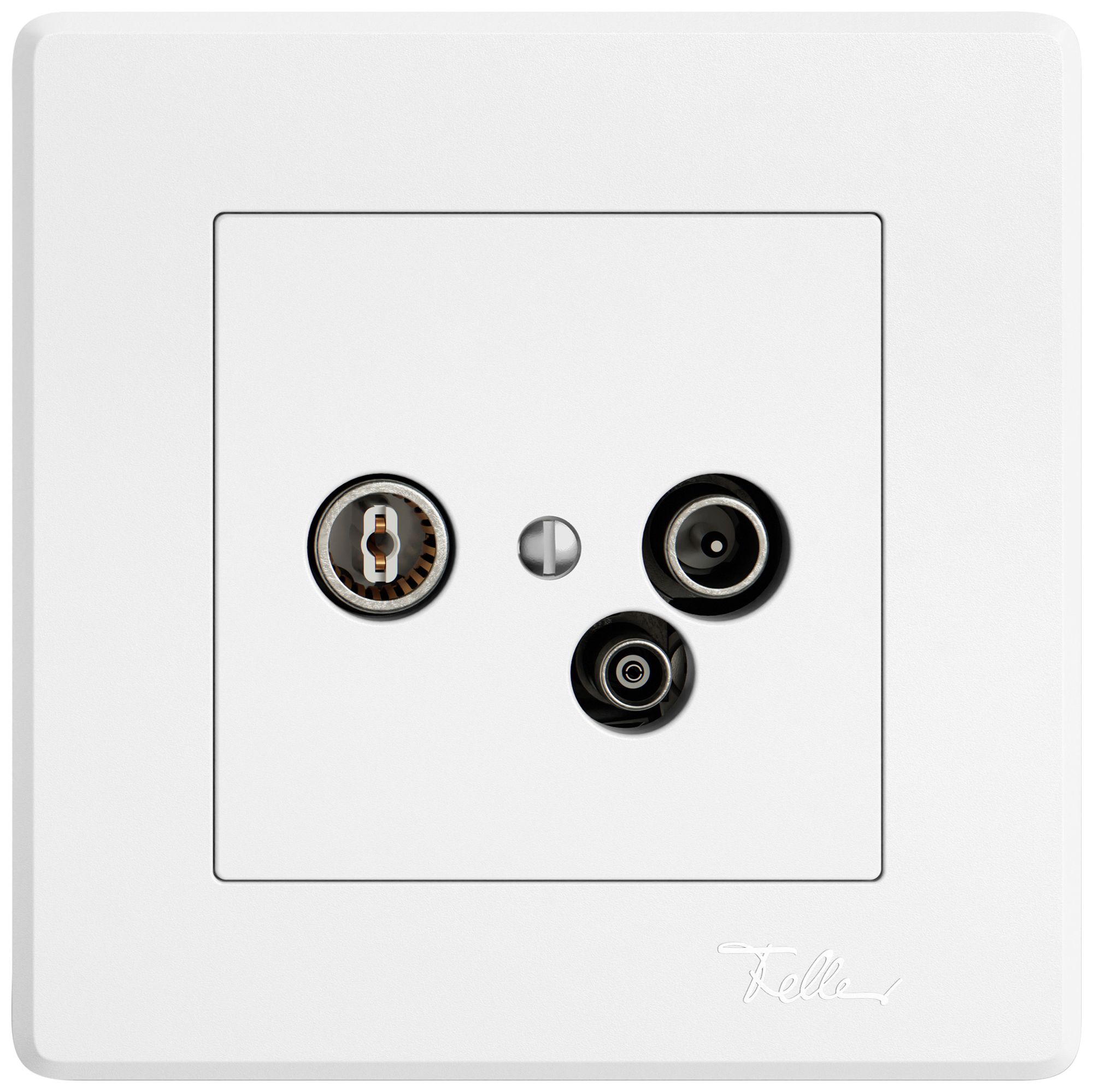 Prise antenne ENC TV-R-données EDIZIO.liv SNAPFIX® 4dB bc