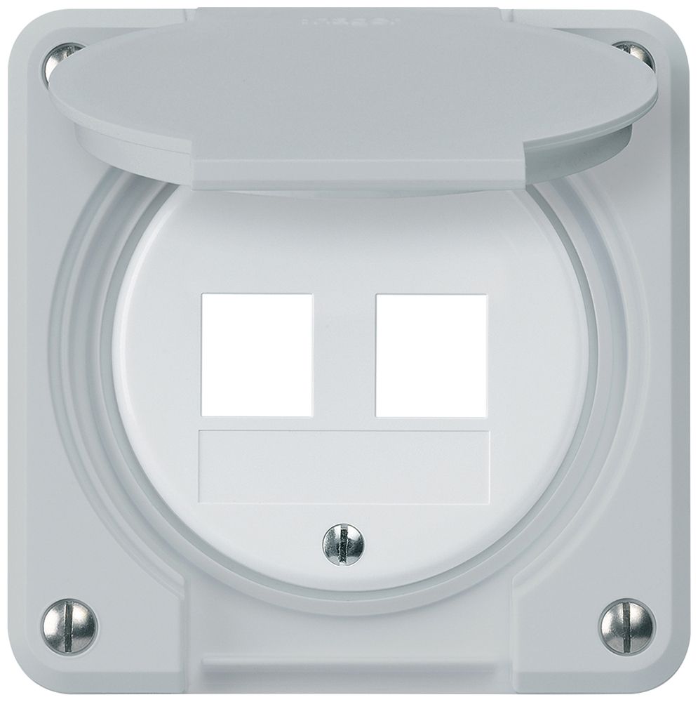 UP-Montageset robusto HMS IP55 grau für 2×Modul für Kombination