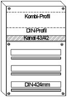 Tableau de distribution AP HAG 3R/72modules 480×720×97mm