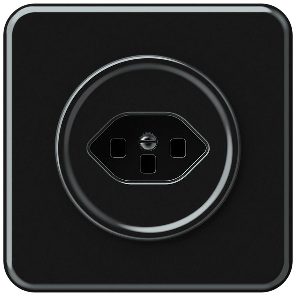 Prise ENC origin 1×type 23 16A 230V 92×92mm noir