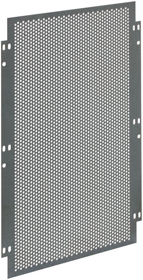 Plaque de montage Hager univers N 390×247mm poinçonnage acier