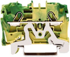 Durchgangsklemme WAGO TOPJOB S 4mm² 2L grün/gelb Serie 2004