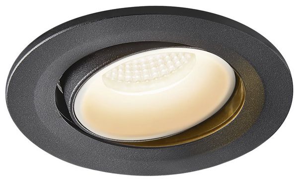 Downlight LED INS SLV NUMINOS MOVE S, 8.6W 250mA 720lm 2700K 55° ne/bi